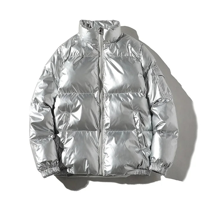 Jaqueta Parka Masculina com Capuz Forro Quente Design Corta-Vento com Zíper – (Promoção de Inverno 2025)