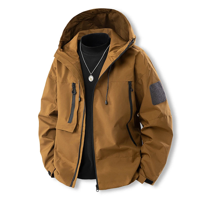Casaco Masculino Para Inverno Corta-Vento com Gola Alta (Promoção de Inverno 2025)