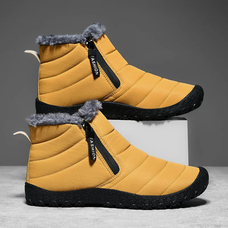Bota Masculina Para Inverno WinterGrip™ Impermeável e Antiderrapante - (Promoção de Inverno 2025)