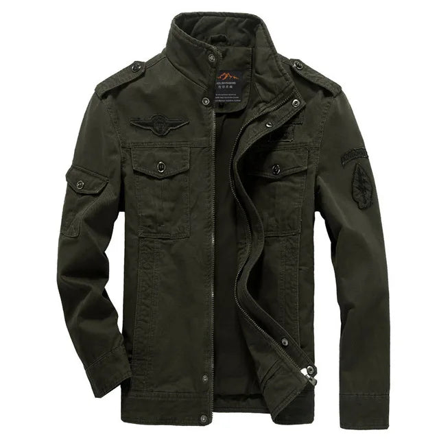 Jaqueta Militar Masculina Estilo Air Force - (Promoção de Inverno 2025)