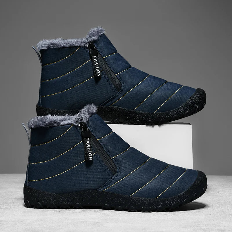 Bota Masculina Para Inverno WinterGrip™ Impermeável e Antiderrapante - (Promoção de Inverno 2025)