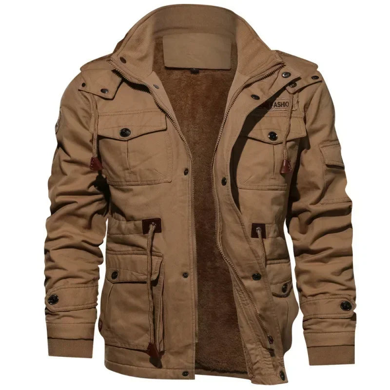 Casaco Masculino Vintage Para Inverno Acolchoado com Capuz - (Promoção de Inverno 2025)