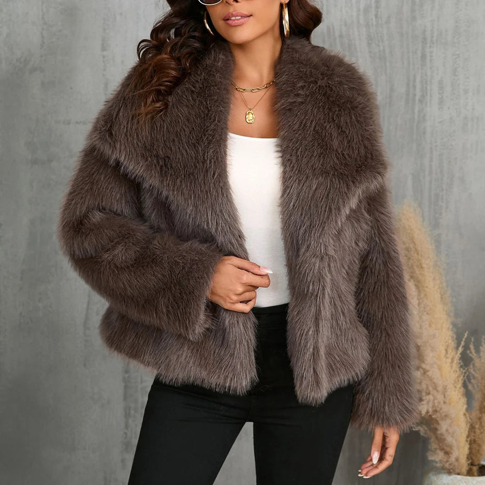 Casaco Feminino Patchwork Confortável - (Promoção de Inverno 2025)