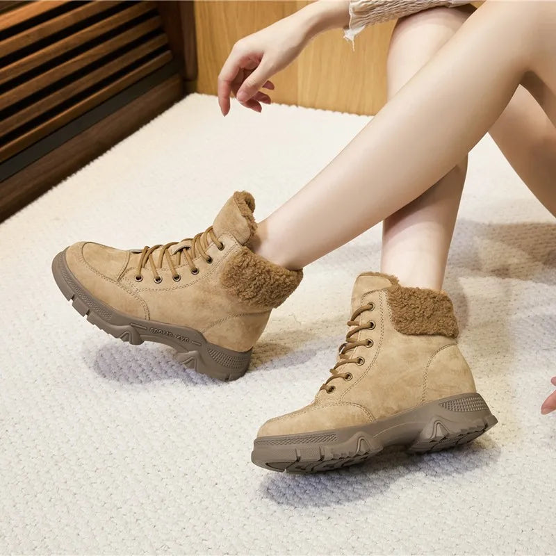 Bota Feminina Para Inverno Antiderrapante Forro Comfort - (Promoção de Inverno 2025)
