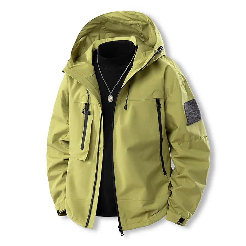 Casaco Masculino Para Inverno Corta-Vento com Gola Alta (Promoção de Inverno 2025)