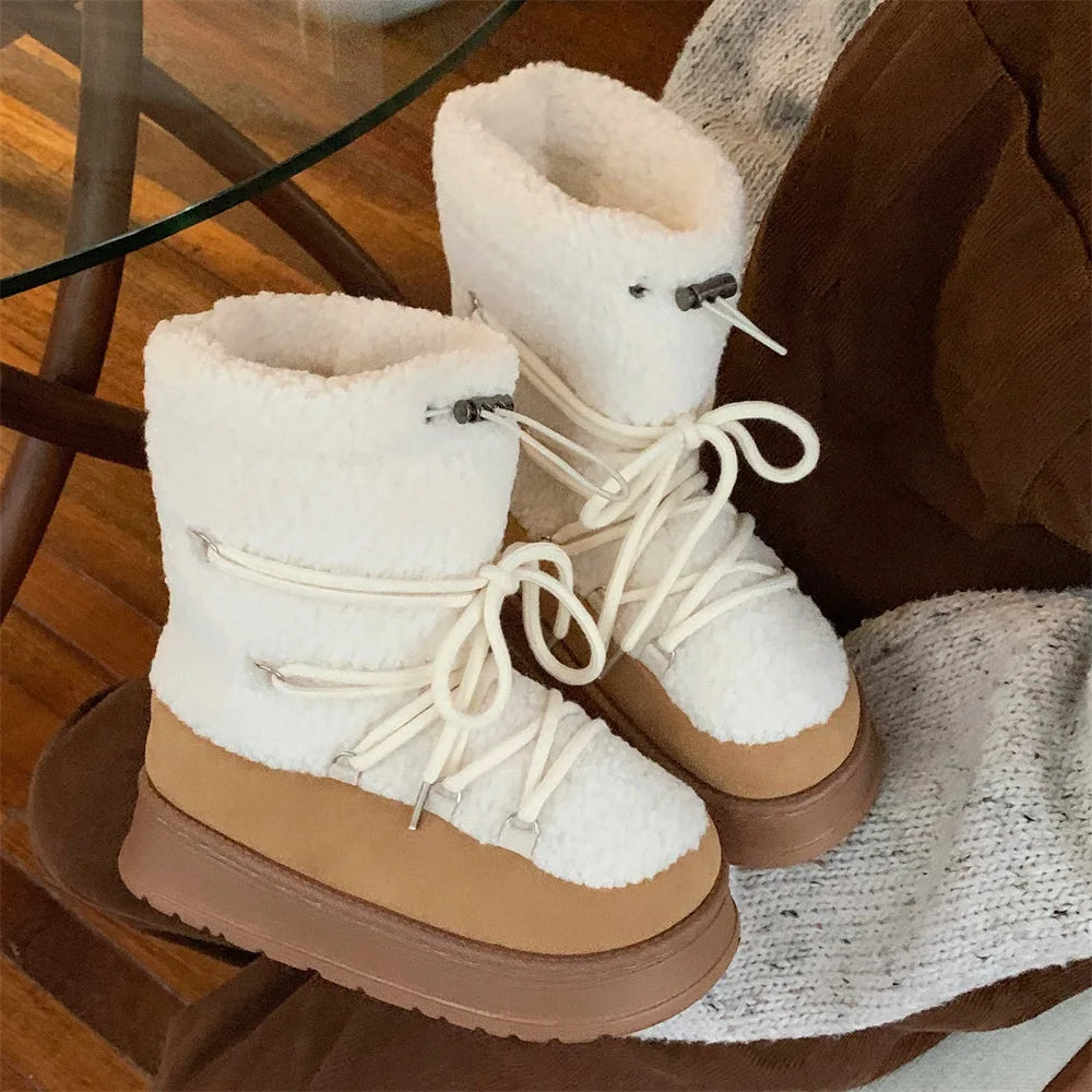 Bota Feminina Para Inverno Forro de Lã Conforto Térmico – (Promoção de Inverno 2025)