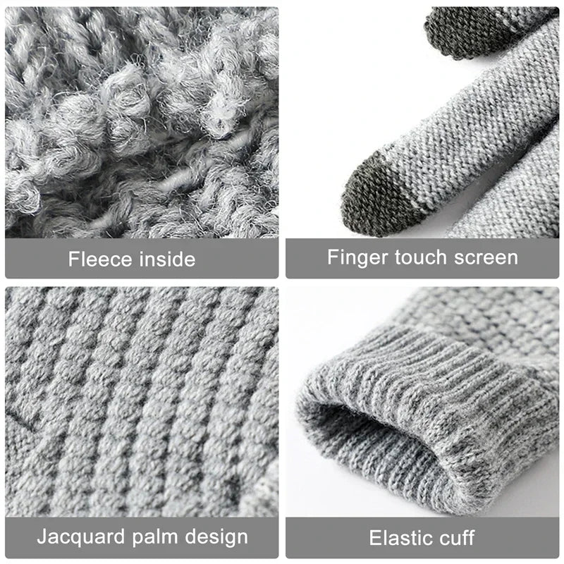 Luvas de Inverno Touch Screen – Unissex, Quentes