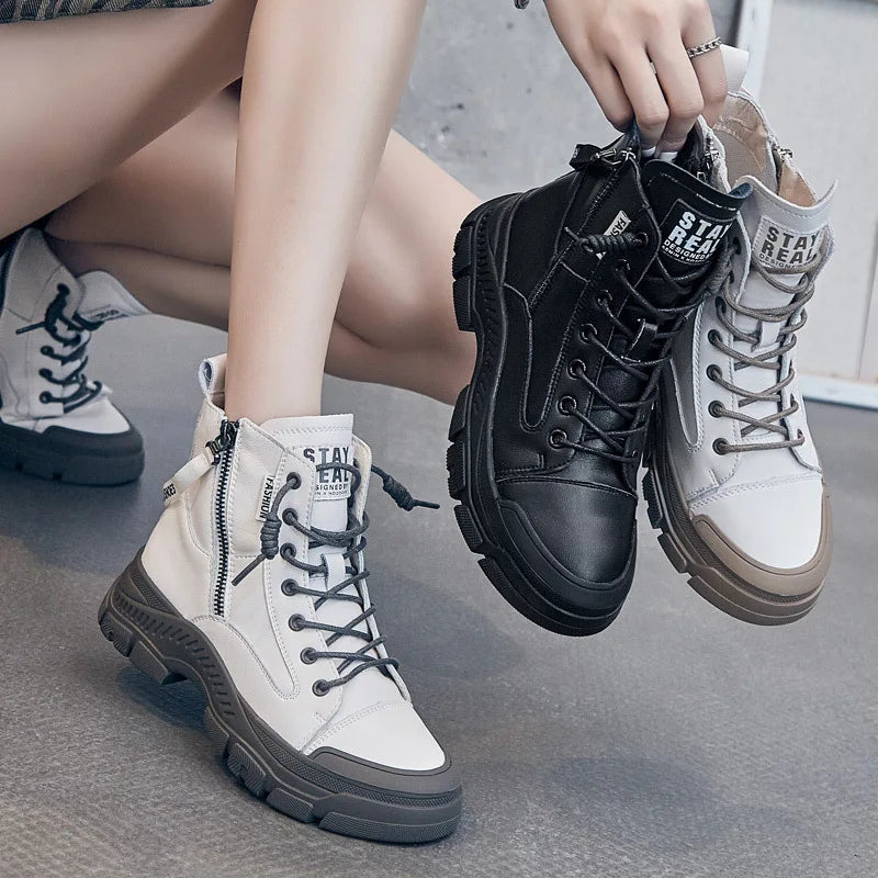 Bota Feminina de Inverno Sola Grossa (Promoção de Inverno 2025)