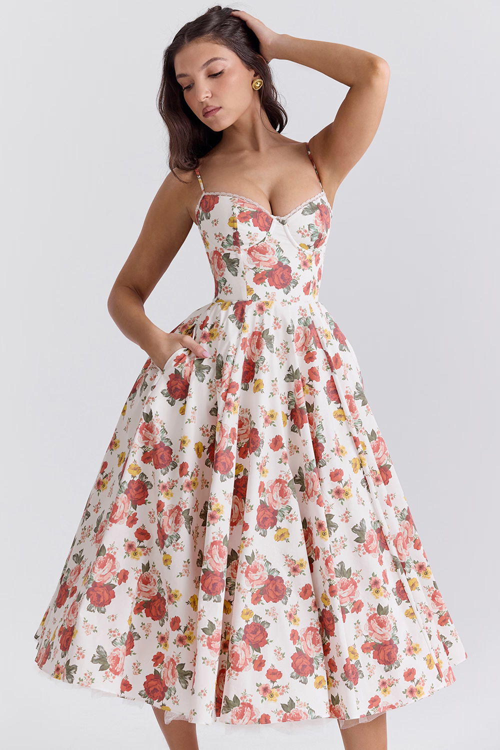 Vestido Midi Modelador Com Forro Modern Wicked - GOLDEN ERA