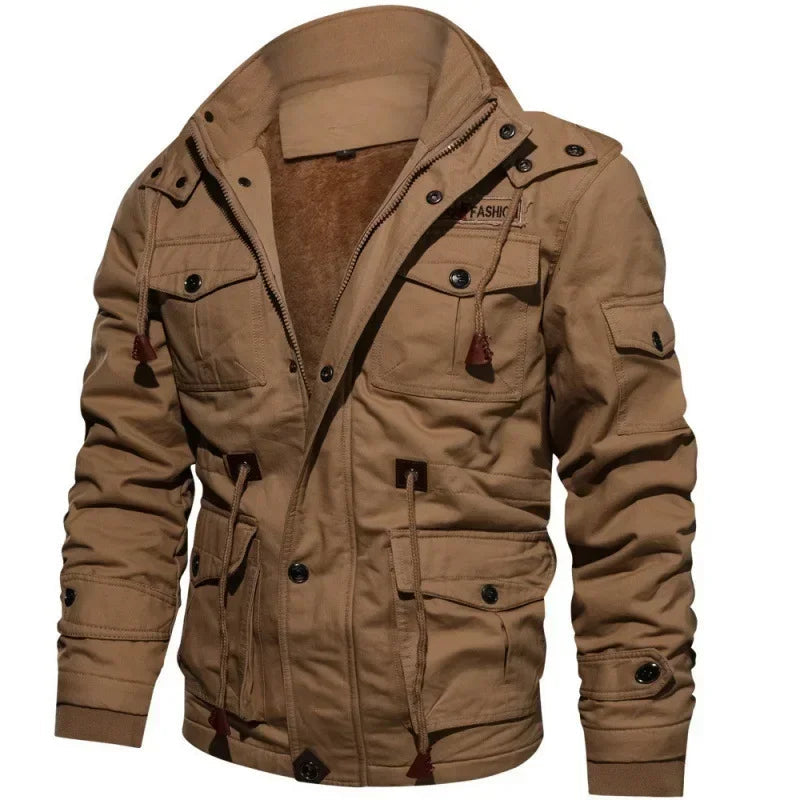 Casaco Masculino Vintage Para Inverno Acolchoado com Capuz - (Promoção de Inverno 2025)