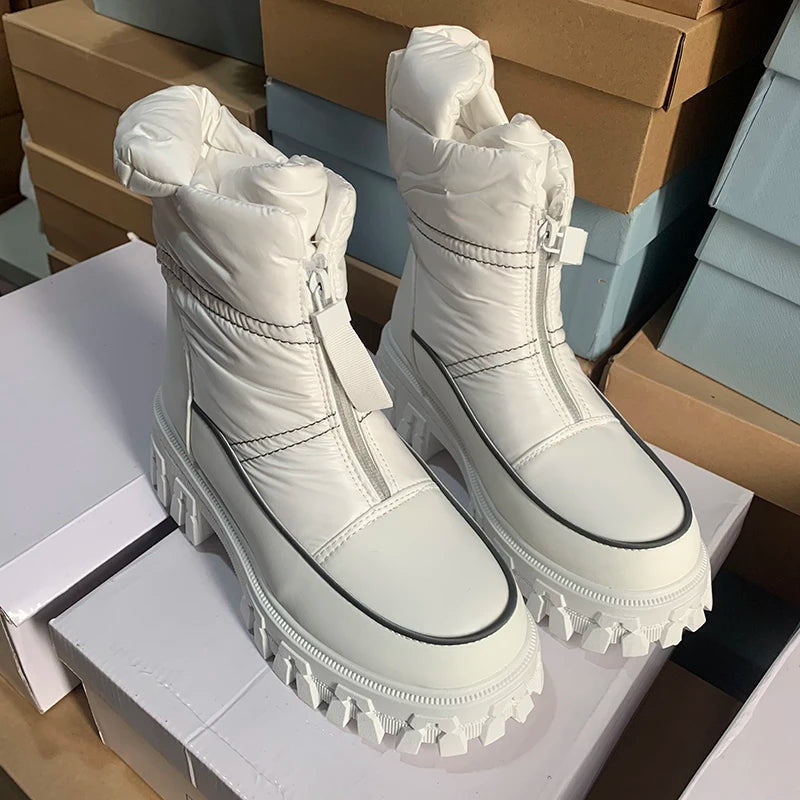 Bota Feminina Para Inverno Forrada com Solado Antiderrapante Conforto e Proteção – (Promoção de Inverno 2025)