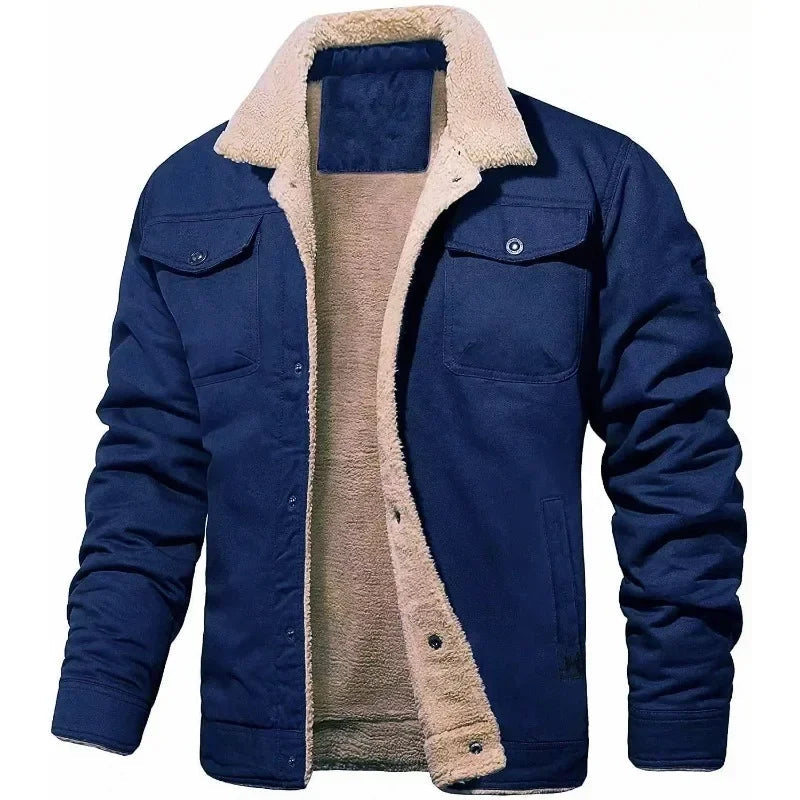 Casaco Masculino Bomber Para Inverno Lã Acolchoada Premium - (Promoção de Inverno 2025)