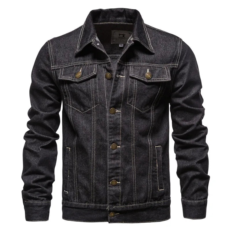 Jaqueta Masculina Jeans Casual Estilo Versátil – (Promoção de Inverno 2025)