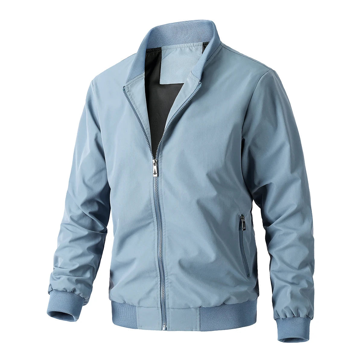 Jaqueta Masculina Bomber Manga Longa Estilo Britânico Para Inverno – (Promoção de Inverno 2025)