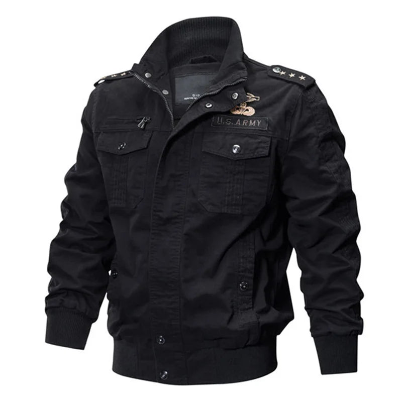 Jaqueta Tática Masculina Para Inverno Fleece com Bolsos - (Promoção de Inverno 2025)