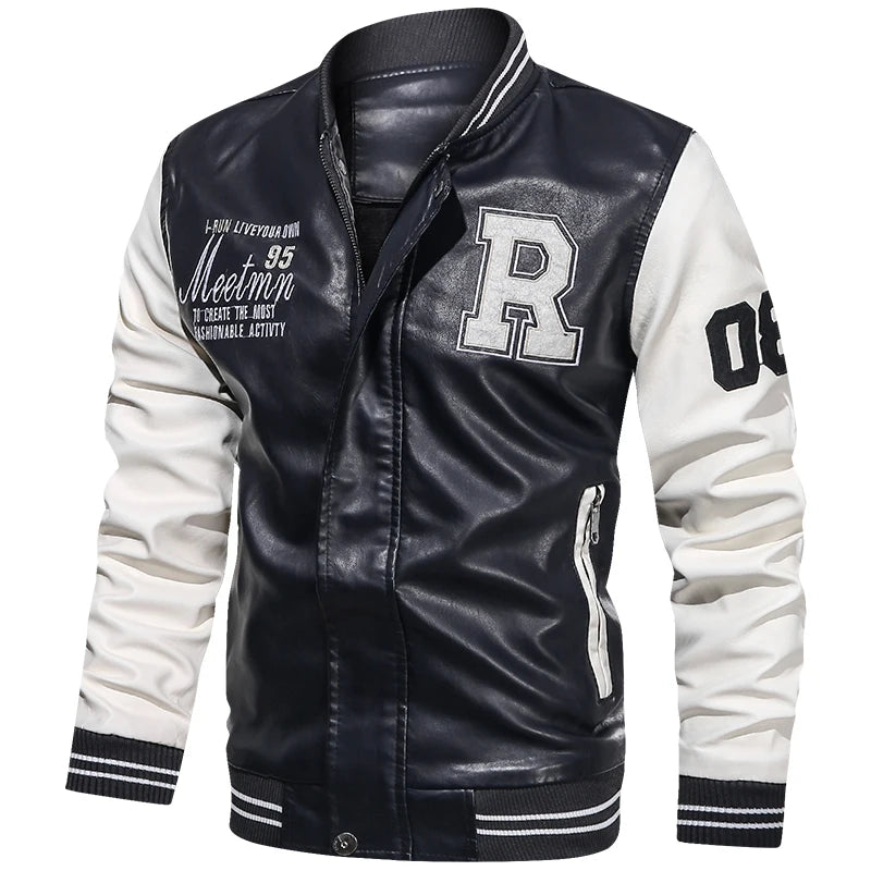 Jaqueta Masculina de Motoqueiro com Proteção Acabamento Impermeável Estilo Racing – (Promoção de Inverno 2025)