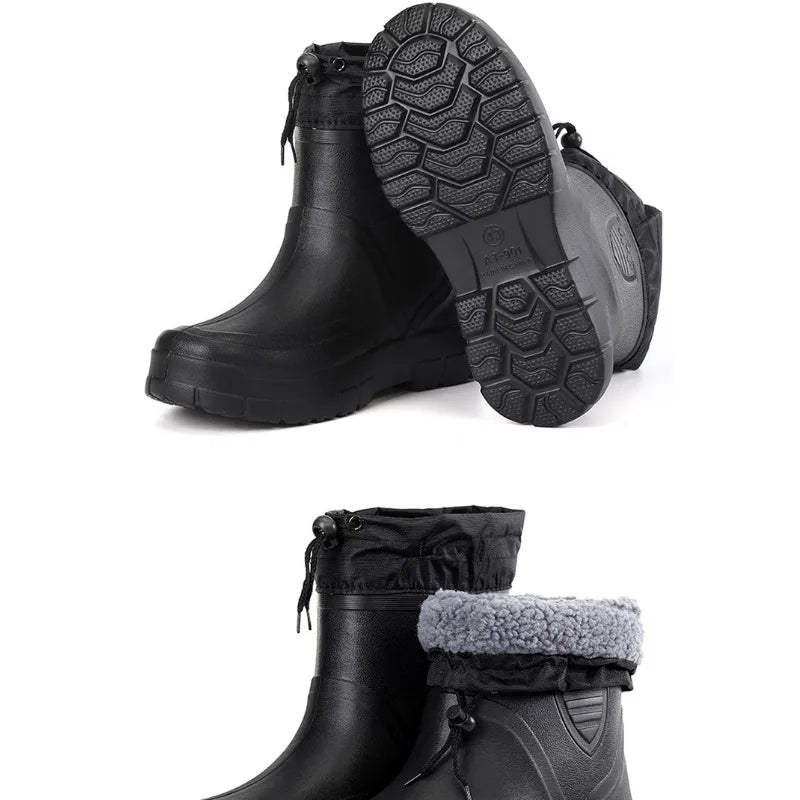 Bota Masculina Para Inverno Impermeável Solado Grosso Antiderrapante (Promoção de Inverno 2025)