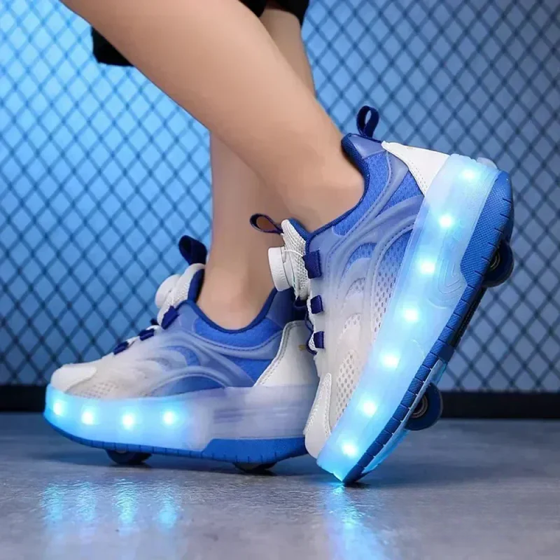 Tênis Infantil Pumello com Rodinhas e Luzes LED - (Promoção de Outubro)