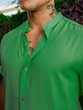 Camisa Masculina Manga Curta Gola Padre Qualidade Premium