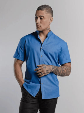 Camisa Masculina Manga Curta Gola Padre Qualidade Premium
