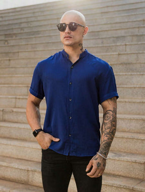 Camisa Masculina Manga Curta Gola Padre Qualidade Premium