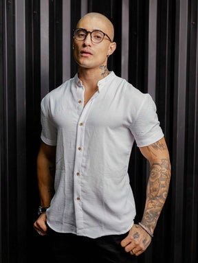 Camisa Masculina Manga Curta Gola Padre Qualidade Premium