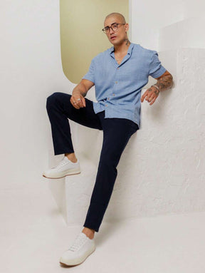 Camisa Masculina Manga Curta Gola Padre Qualidade Premium