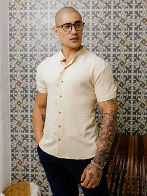 Camisa Masculina Manga Curta Gola Padre Qualidade Premium