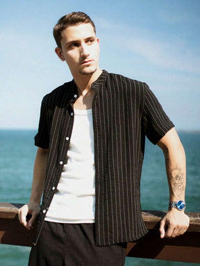 Camisa Masculina Manga Curta Gola Padre Qualidade Premium
