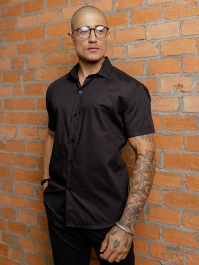 Camisa Masculina Manga Curta Gola Padre Qualidade Premium