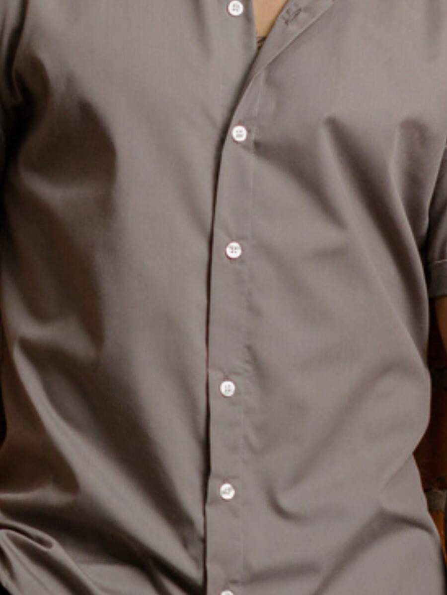 Camisa Masculina Manga Curta Gola Padre Qualidade Premium