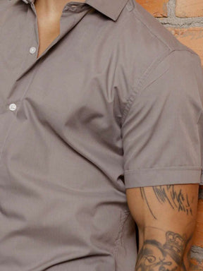 Camisa Masculina Manga Curta Gola Padre Qualidade Premium