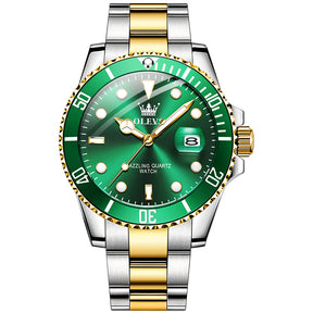 Relógio Masculino Olevs Lugano Green