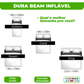 DuraBeam - Colchão Inflável + Brindes [Pague 1 Leve 2] - (Promoção de Outubro)