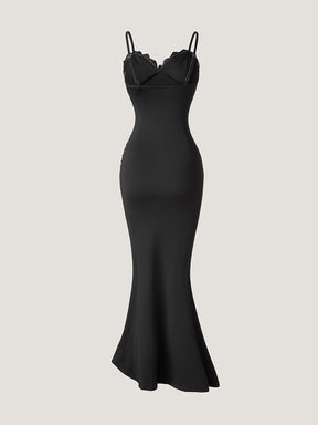 Vestido Longo de Festa com Renda