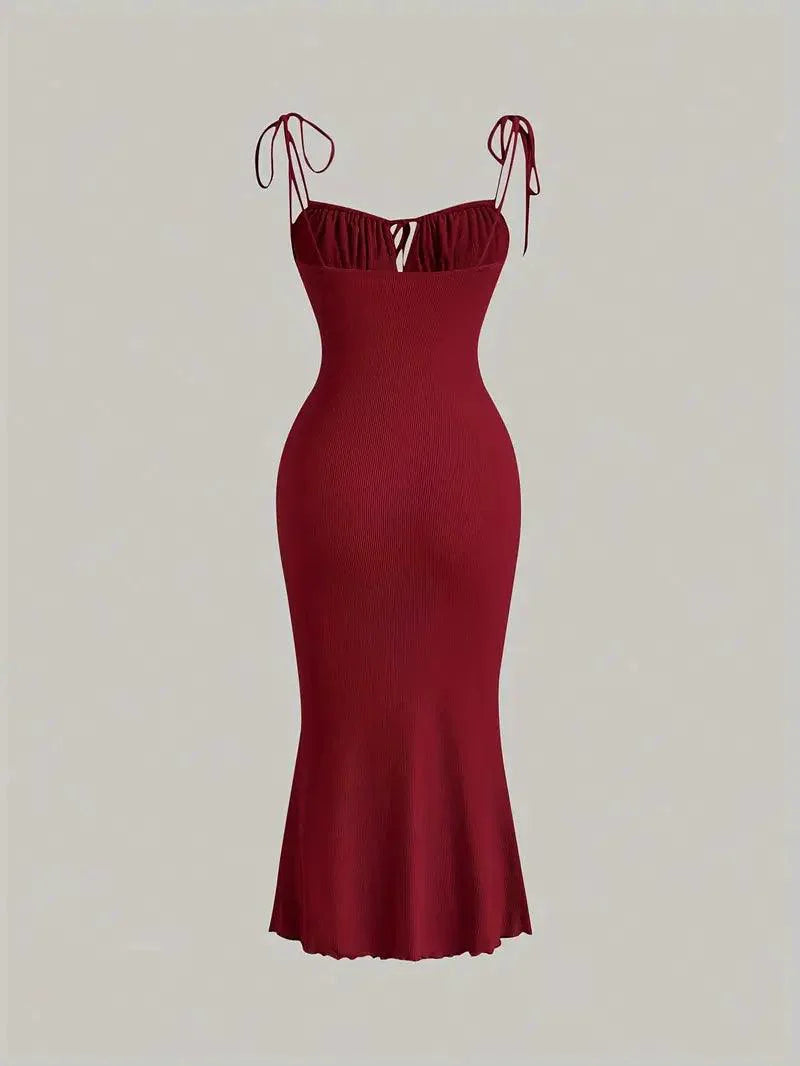 Vestido Longo de Festa Elegante Cami