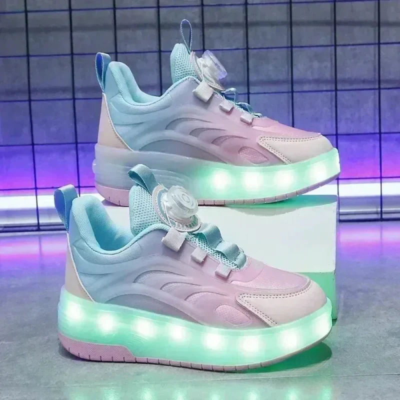 Tênis Infantil Pumello com Rodinhas e Luzes LED - (Promoção de Outubro)