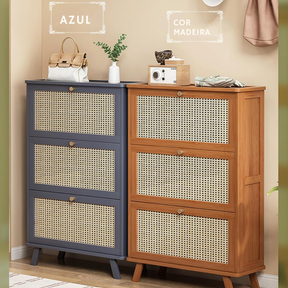 Armário de Sapatos de Bambu + 1 Ano de Garantia - (Promoção de Outubro)