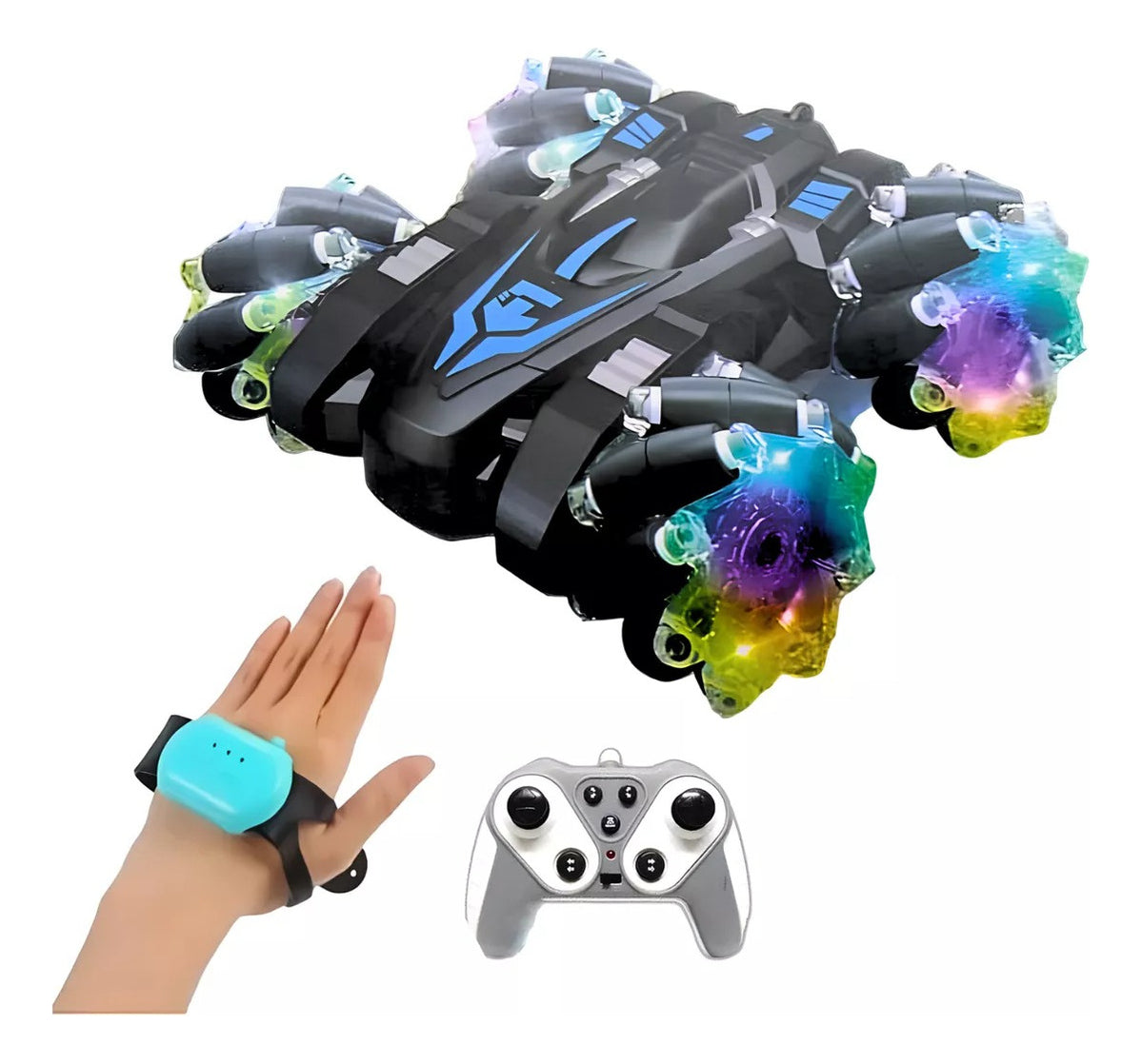 Carrinho De Controle Remoto Inteligente 9 Funções Rápido 360º