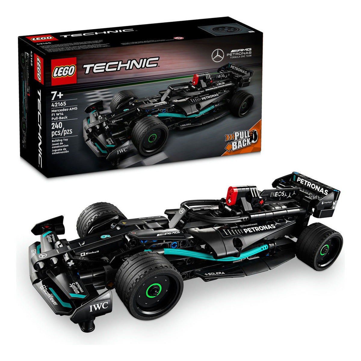 Lego Technic 42165 Mercedes-amg F1 W14 Com Pull-back - (240 PCS)