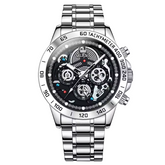 OLEVS Relógio Masculino Original Esqueleto Quartzo