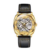 Relógio Masculino Automático Olevs Infinity Gold
