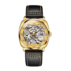 Relógio Masculino Automático Olevs Infinity Gold