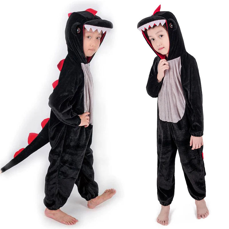 Fantasia Unissex Dinossauro Infantil – Roupa de Festa, Escola e Brincadeiras