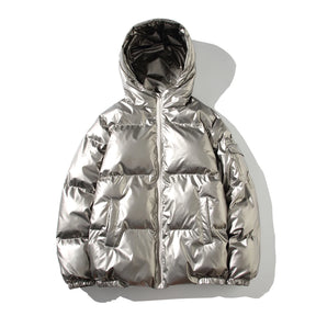 Jaqueta Parka Masculina com Capuz Forro Quente Design Corta-Vento com Zíper – (Promoção de Inverno 2025)