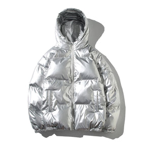 Jaqueta Parka Masculina com Capuz Forro Quente Design Corta-Vento com Zíper – (Promoção de Inverno 2025)