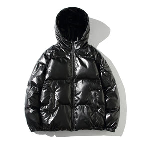 Jaqueta Parka Masculina com Capuz Forro Quente Design Corta-Vento com Zíper – (Promoção de Inverno 2025)
