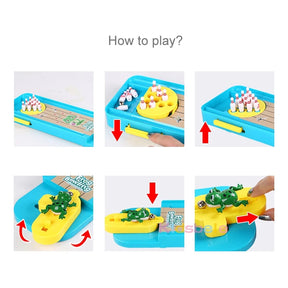 Mini Jogo de Boliche de Mesa – Brinquedo Interativo Infantil