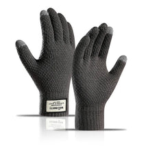 Luvas Masculinas de Inverno em Malha Premium com Função Touch