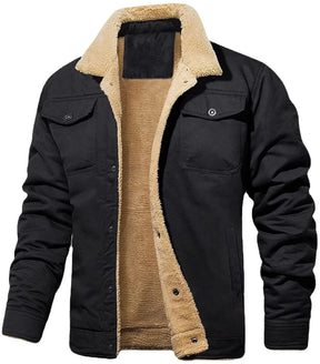 Casaco Masculino Bomber Para Inverno Lã Acolchoada Premium - (Promoção de Inverno 2025)
